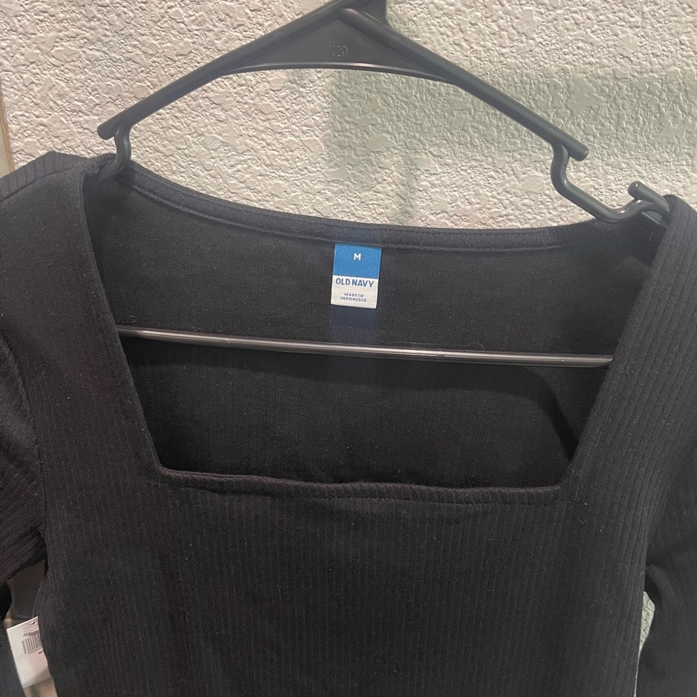 Black square bodysuit - Picture 2 of 4